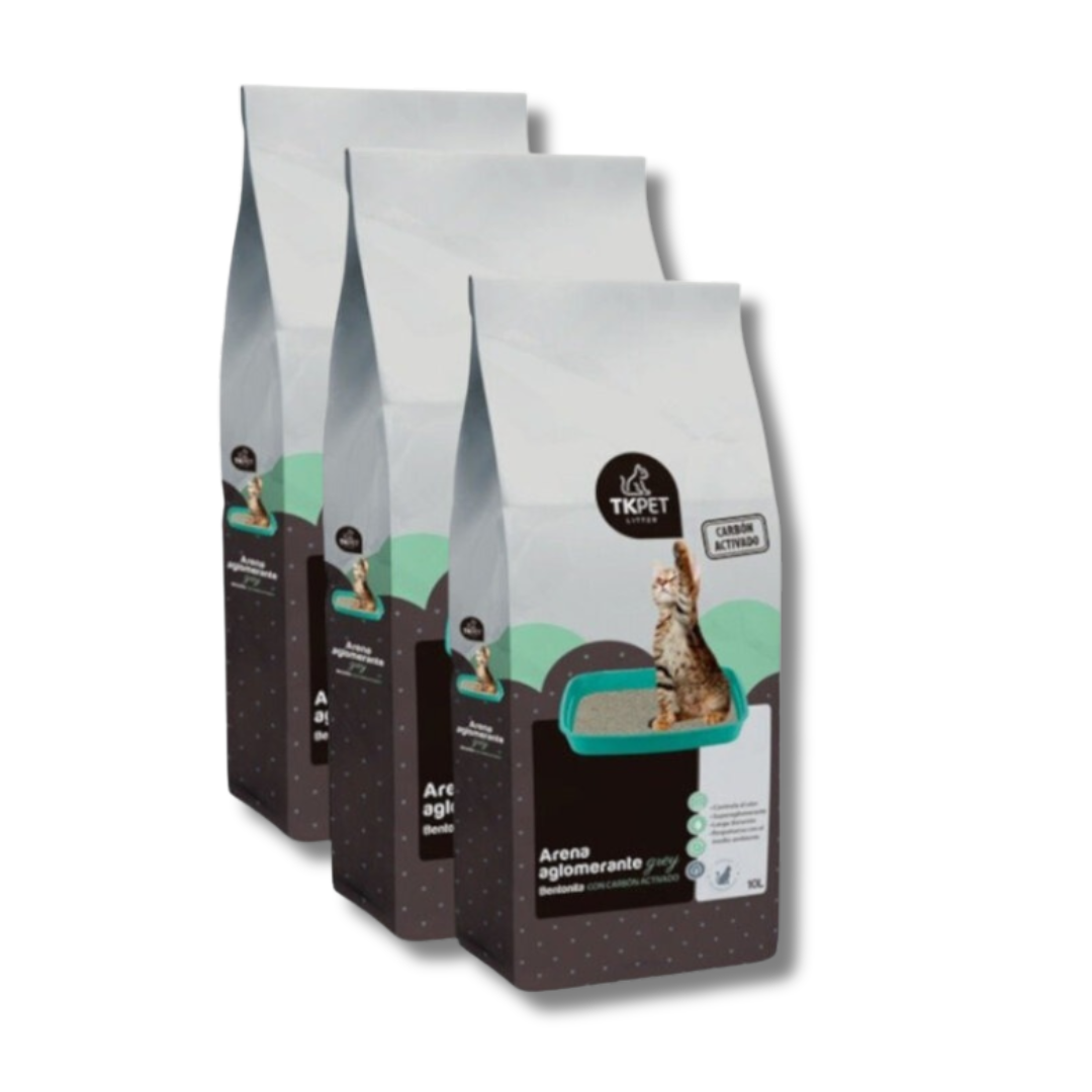 3 bolsas de arena premium (3 kg cada una)